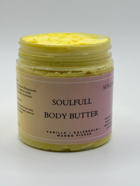 Soulfull Body Butter (Vanilla + Mango + Calendula)